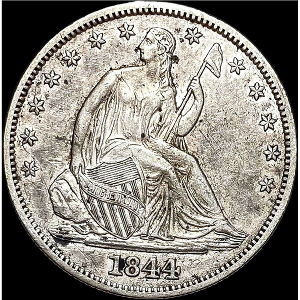 1844 Seated Liberty Half Dollar CLOSELY  UNCIRCULATED