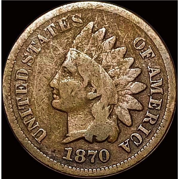 1870 Indian Head Cent NICELY CIRCULATED