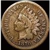 Image 1 : 1870 Indian Head Cent NICELY CIRCULATED