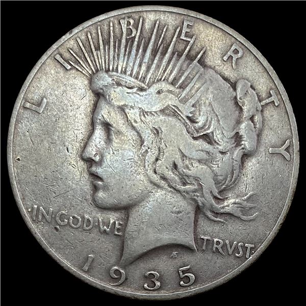 1935-S Silver Peace Dollar NICELY CIRC