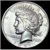 Image 1 : 1921 Silver Peace Dollar CLOSELY UNCIRCULATED