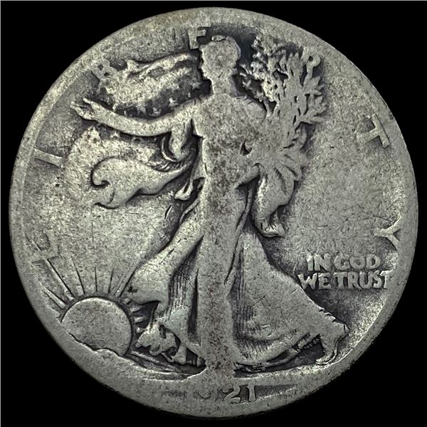1921-S Walking Liberty Half Dollar NICELY  CIRCULATED