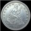 Image 1 : 1861 Seated Liberty Quarter CLOSELY  UNCIRCULATED