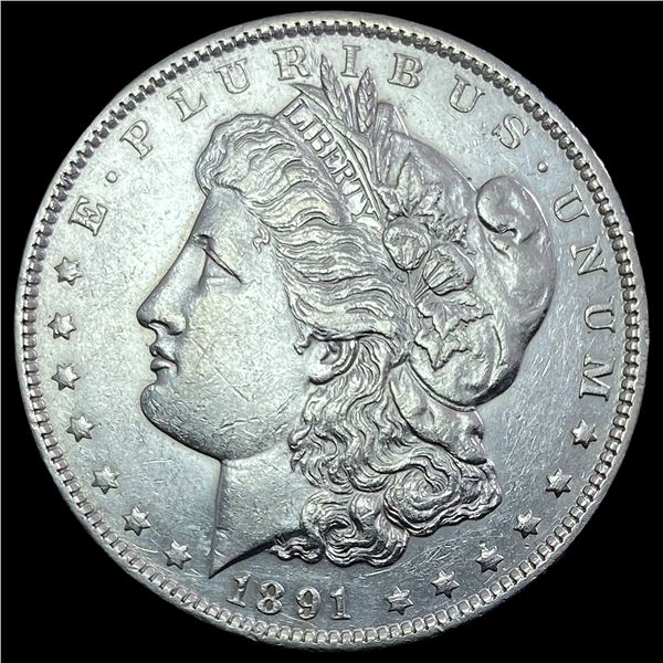 1891-O Silver Morgan Dollar CLOSE UNC
