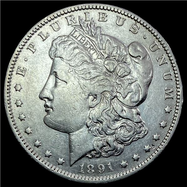1891-O Silver Morgan Dollar NEARLY  UNCIRCULATED