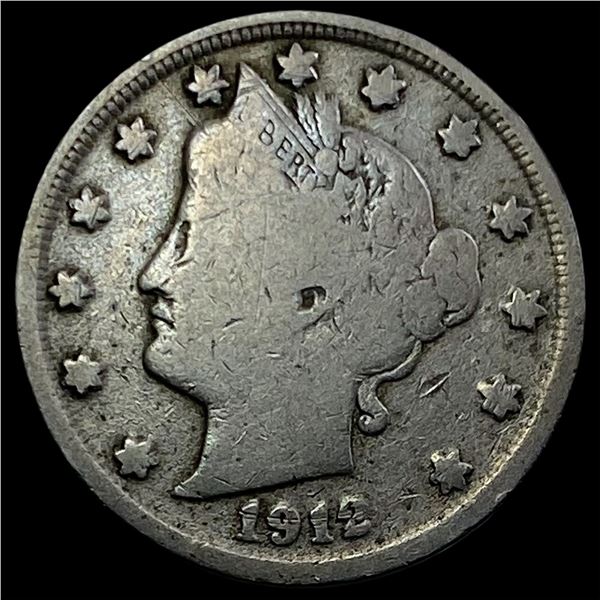 1912-S Liberty Head Nickel NICELY CIRC