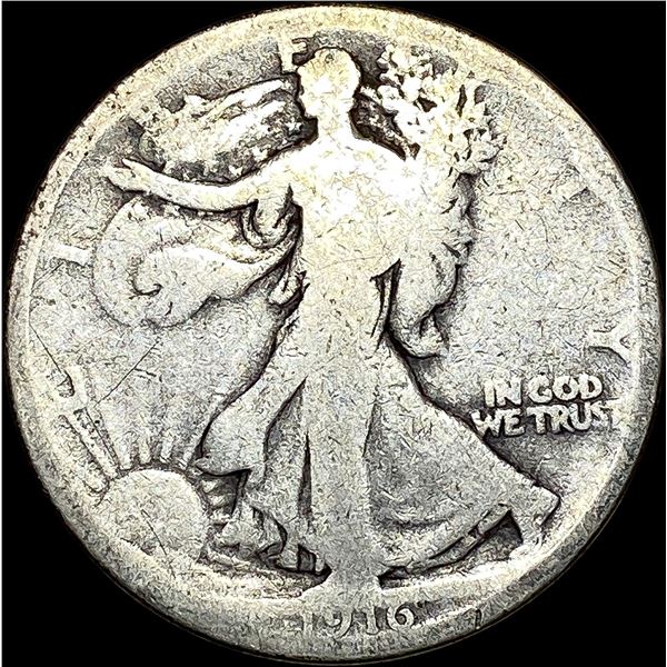 1916 Walking Liberty Half Dollar NICELY  CIRCULATED