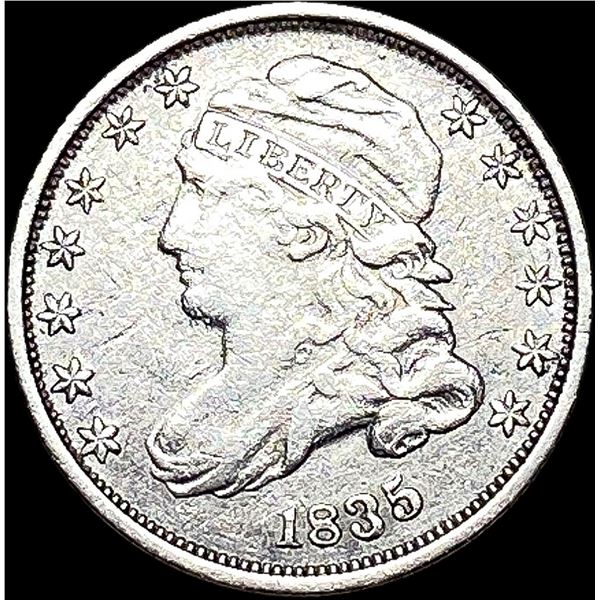 1835 Capped Bust Dime LIGHTLY CIRCULATED