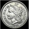 Image 1 : 1865 Nickel Three-Cent Piece CLOSELY  UNCIRCULATED