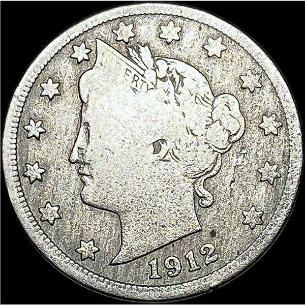 1912-S Liberty Head Nickel NICELY CIRCULATED