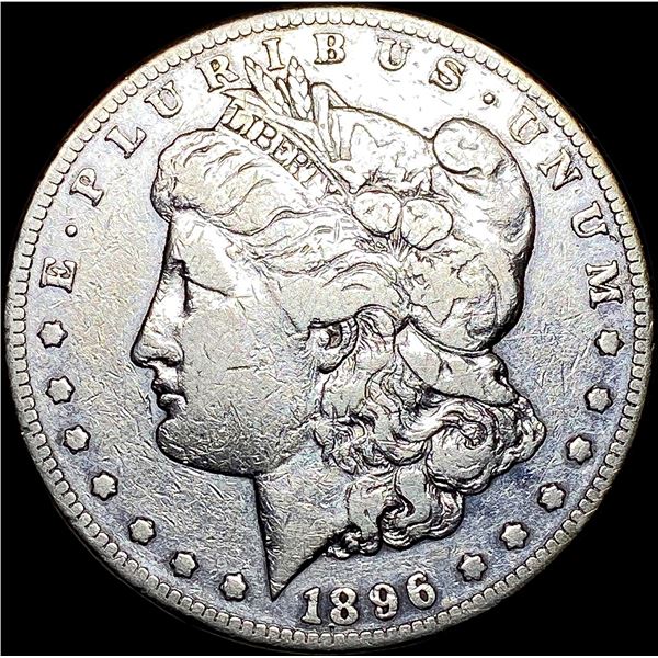 1896-S Morgan Silver Dollar LIGHTLY CIRC