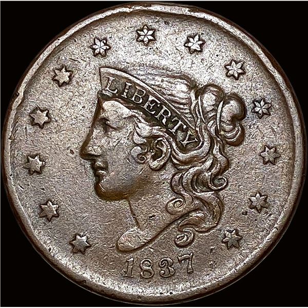 1837 Coronet Head Large Cent LIGHTLY  CIRCULATED