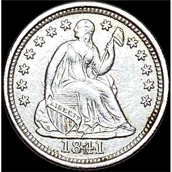 1841-O Seated Liberty Half Dime CLOSELY  UNCIRCULATED