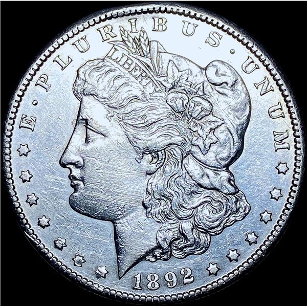 1892-CC Silver Morgan Dollar CHOICE AU