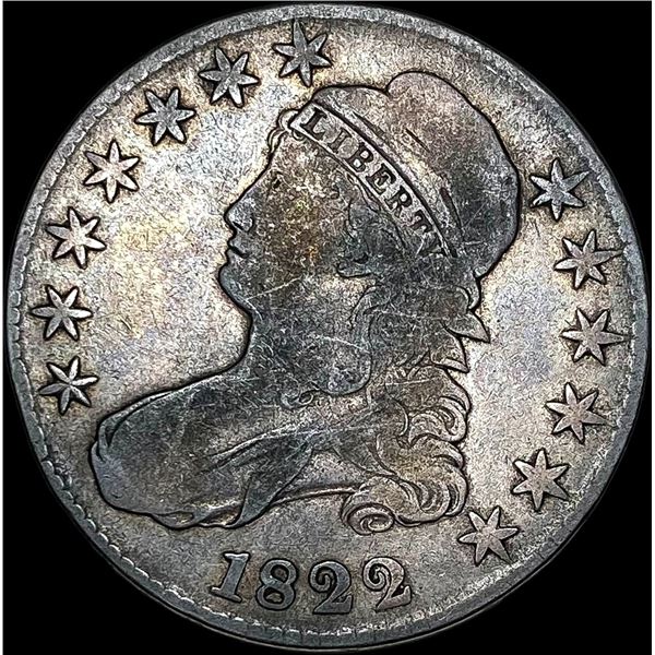 1822 Capped Bust Half Dollar LIGHTLY  CIRCULATED