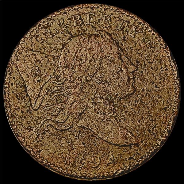 1794 Liberty Cap Half Cent NICELY CIRCULATED