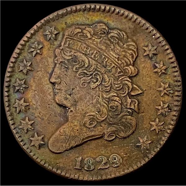 1829 Classic Head Half Cent NEARLY UNCIRCULATED