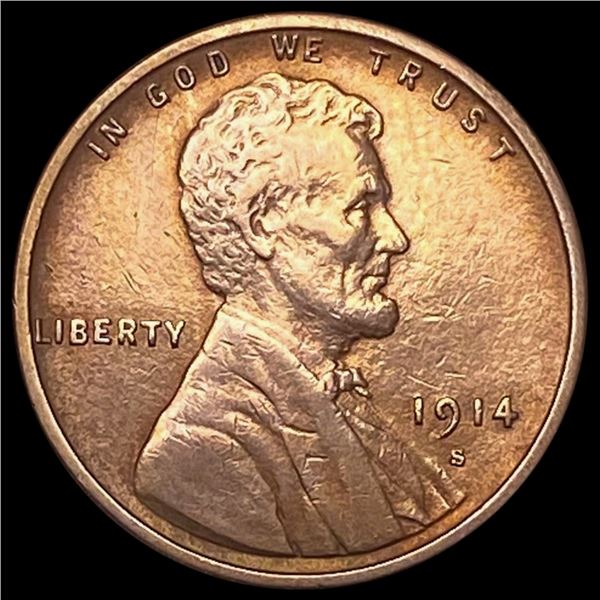 1914-S Lincoln Wheat Cent UNCIRCULATED
