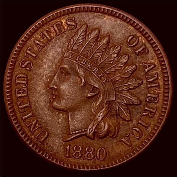 1880 Indian Head Cent CLOSELY UNCIRCULATED