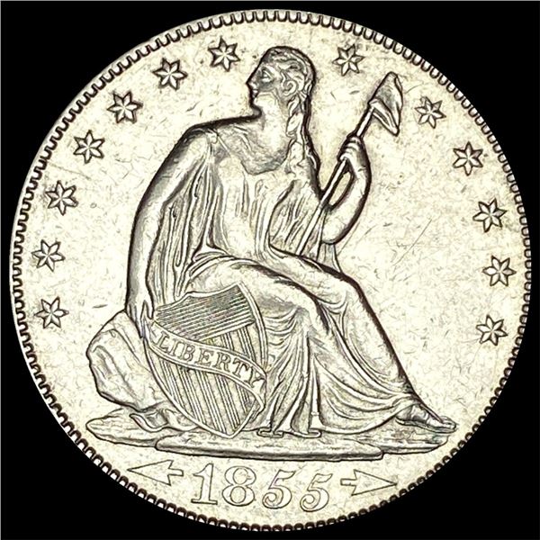 1855-O Seated Liberty Half Dollar UNCIRCULATED