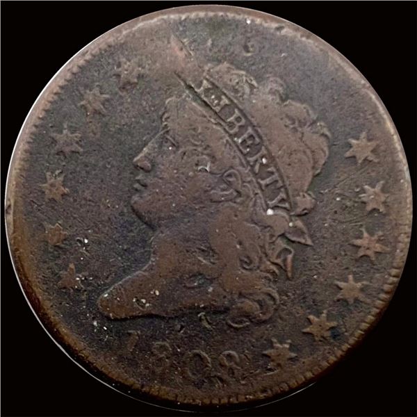 1808 Classic Head LG Cent NICELY CIRCULATED