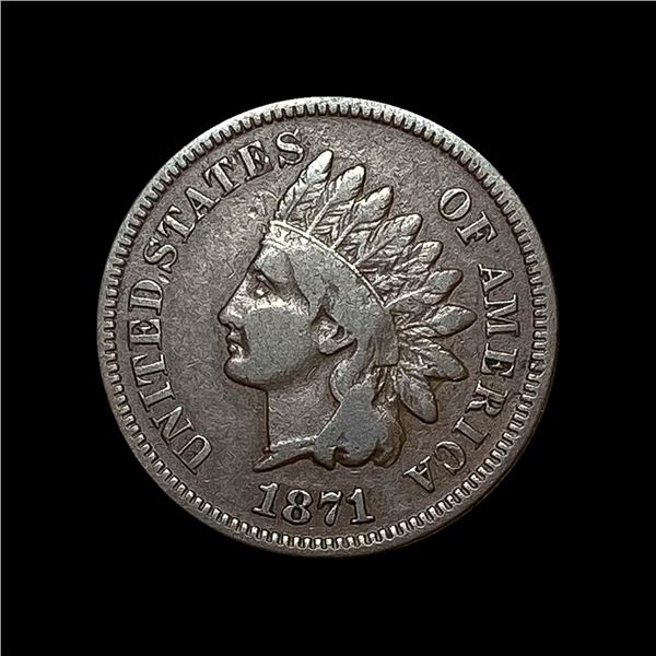 1871 Indian Head Cent LIGHTLY CIRCULATED