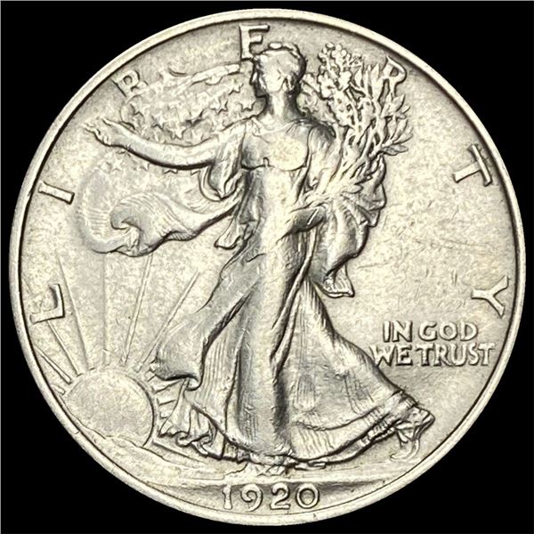 1920 Walking Liberty Half Dollar CLOSELY  UNCIRCULATED