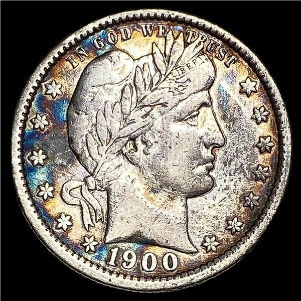 1900 Barber Silver Quarter LIGHTLY CIRCULATED