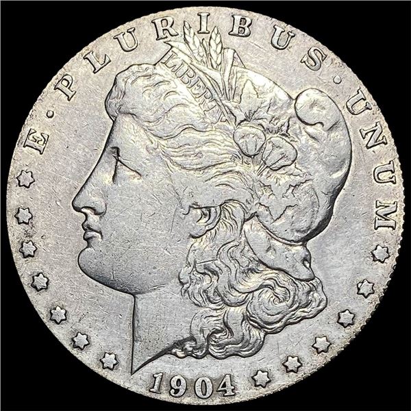 1904-S Silver Morgan Dollar LIGHTLY  CIRCULATED