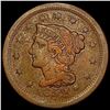 Image 1 : 1852 Braided Hair Large Cent CLOSELY UNCIRCULATED