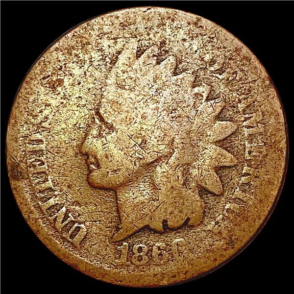 1866 Indian Head Cent NICELY CIRCULATED