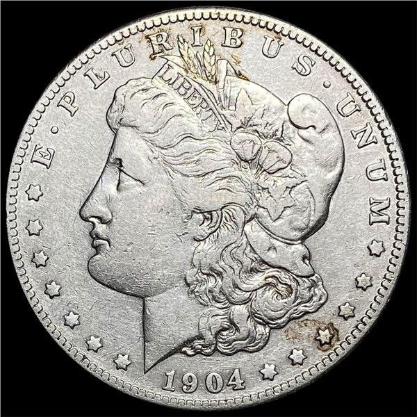 1904-S Silver Morgan Dollar NEARLY  UNCIRCULATED