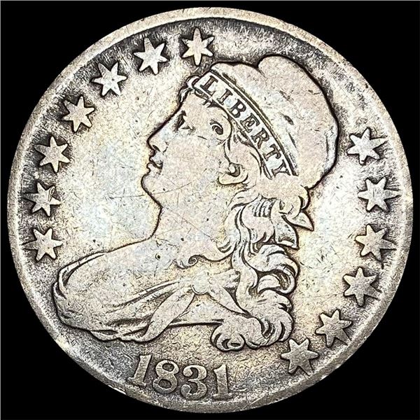1831 Capped Bust Half Dollar NICELY  CIRCULATED