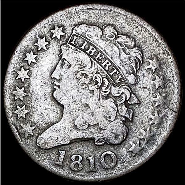 1810 Classic Head Half Cent LIGHTLY  CIRCULATED
