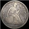 Image 1 : 1842 Seated Liberty Silver Dollar NICELY  CIRCULATED