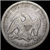 Image 2 : 1842 Seated Liberty Silver Dollar NICELY  CIRCULATED