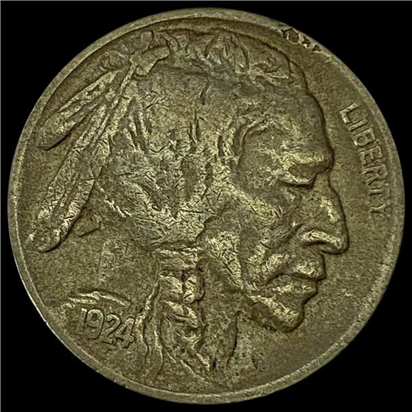 1924-D Buffalo Nickel NEARLY UNCIRCULATED