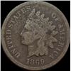 Image 1 : 1869 Indian Head Cent NICELY CIRCULATED