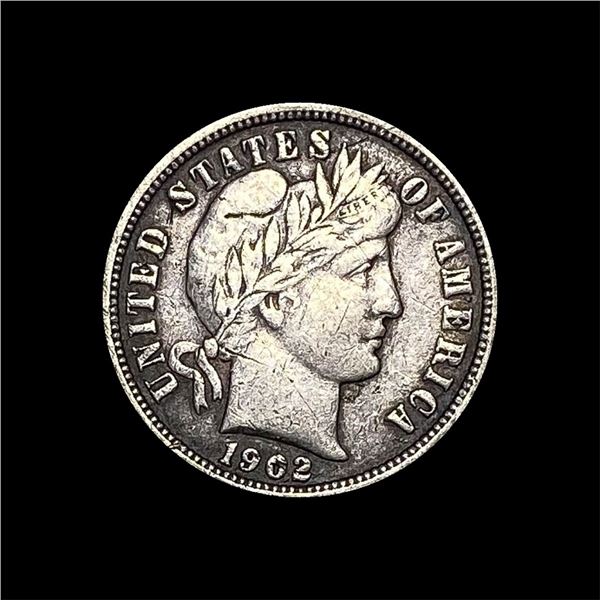 1902-O Silver Barber Dime NEARLY UNCIRCULATED