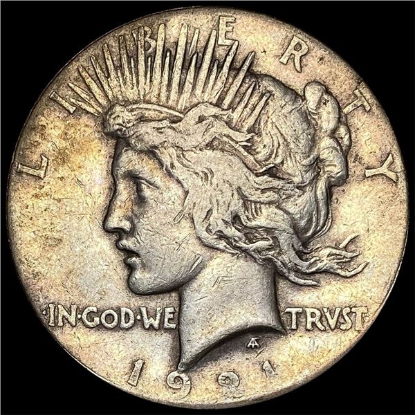 1921 Silver Peace Dollar LIGHTLY CIRCULATED