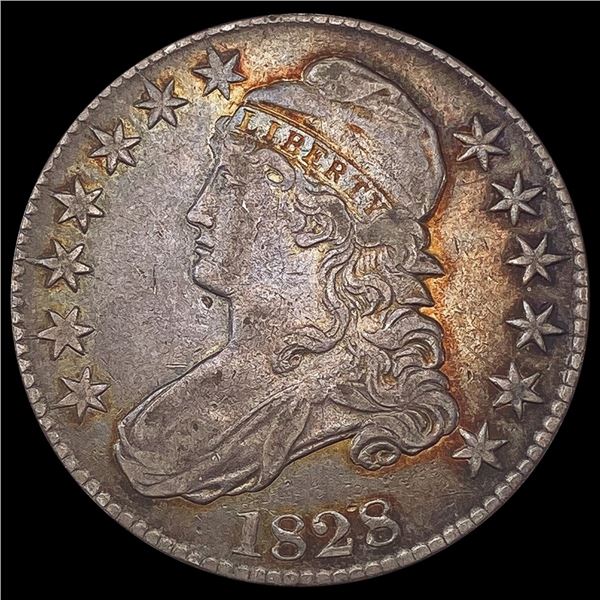 1828 Capped Bust Half Dollar LIGHTLY CIRCULATED