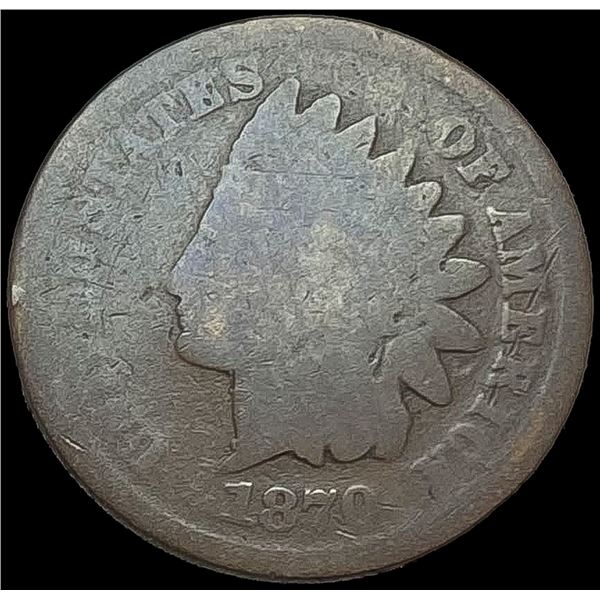 1870 Indian Head Cent NICELY CIRCULATED