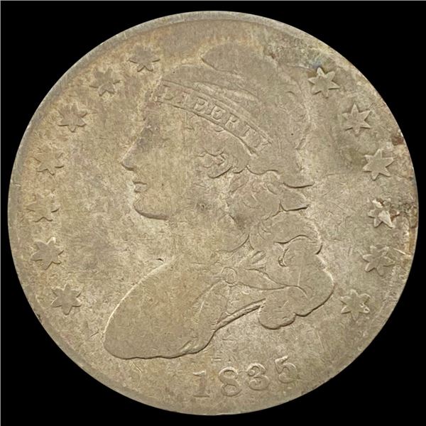 1835 Capped Bust Half Dollar NICELY CIRCULATED