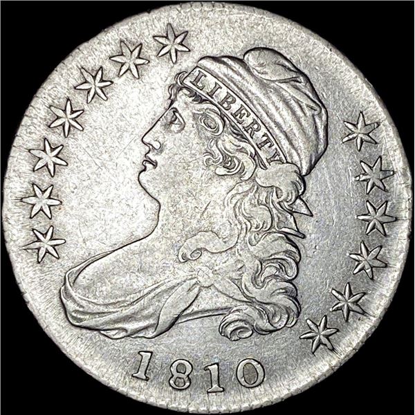 1810 Capped Bust Half Dollar LIGHTLY  CIRCULATED
