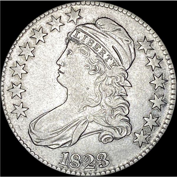 1823 Capped Bust Half Dollar CLOSELY  UNCIRCULATED