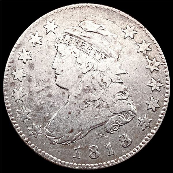 1818 Capped Bust Quarter LIGHTLY CIRCULATED