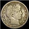 Image 1 : 1892 Barber Half Dollar NICELY CIRCULATED