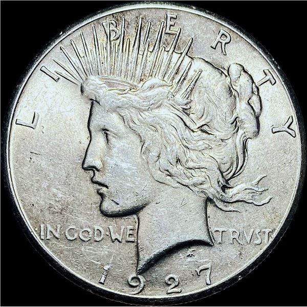 1927 Silver Peace Dollar CHOICE AU