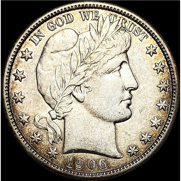 1906-D Silver Barber Half Dollar NEARLY UNCIRCULATED