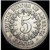 Image 2 : 1866 Shield Nickel CLOSELY UNCIRCULATED